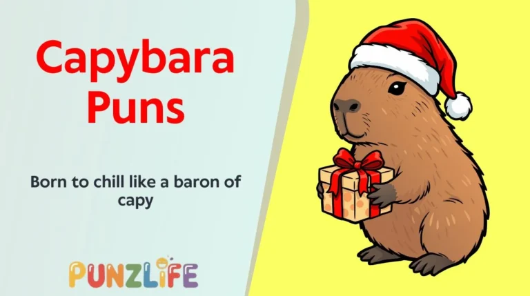 Capybara Puns