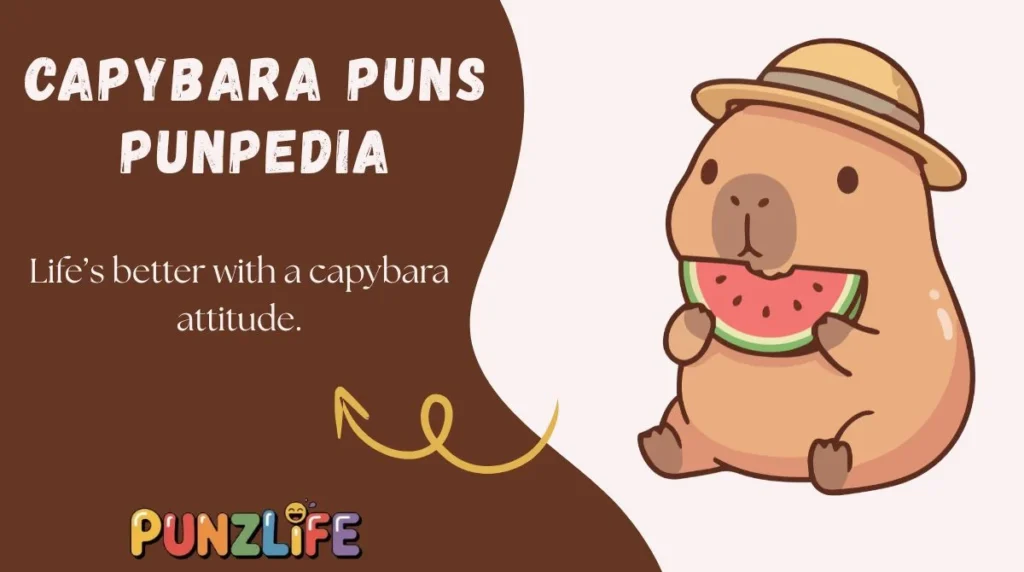 Capybara Puns Punpedia