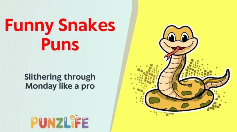 Funny Snakes Puns