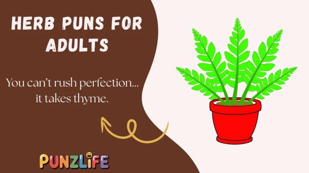 Herb Puns for Adults