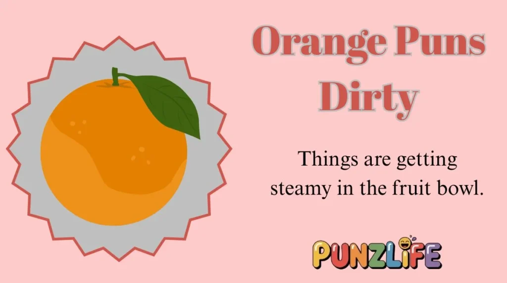 Orange Puns Dirty