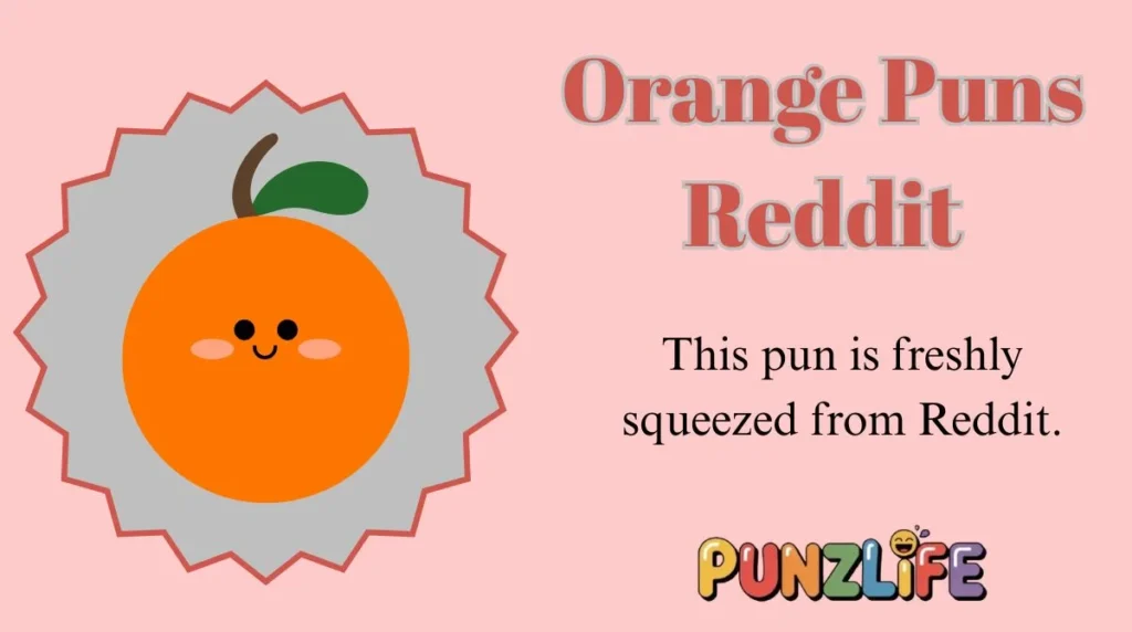 Orange Puns Reddit