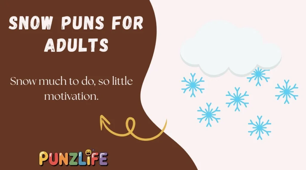 Snow Puns for Adults