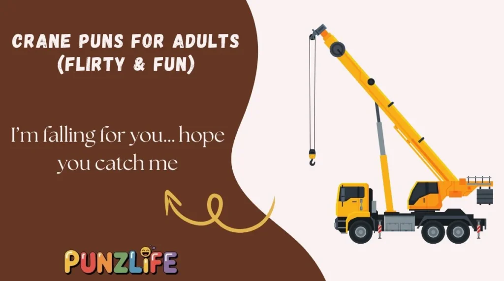 Crane Puns for Adults (Flirty & Fun)