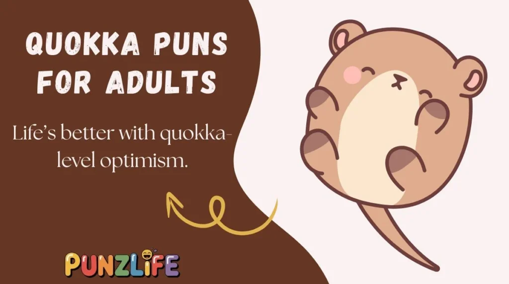 Quokka Puns for Adults