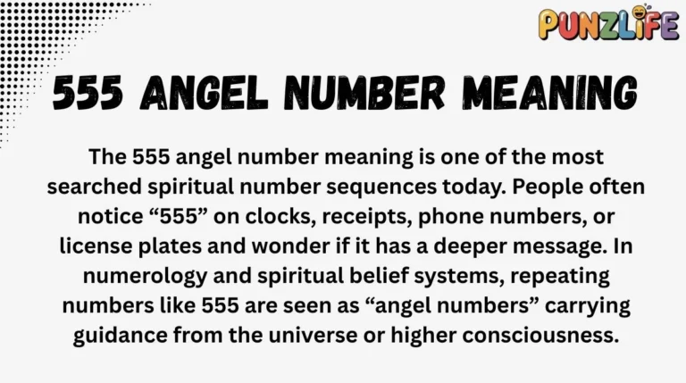555 Angel Number Meaning