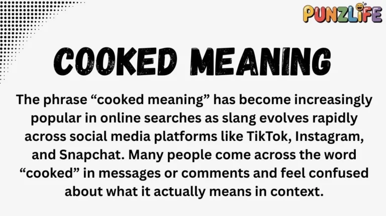 Cooked Meaning