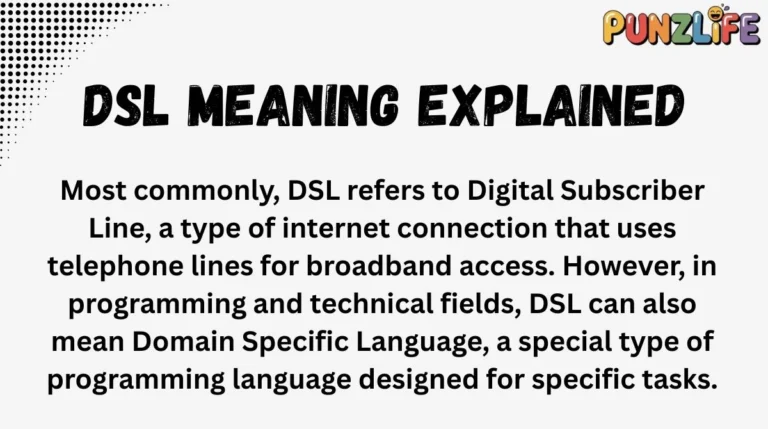 DSL Meaning Explained
