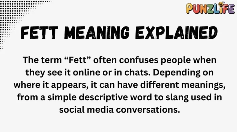 Fett Meaning Explained