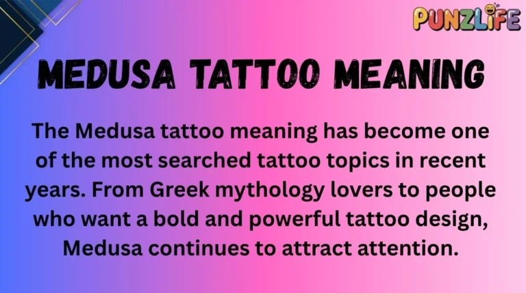 Medusa Tattoo Meaning