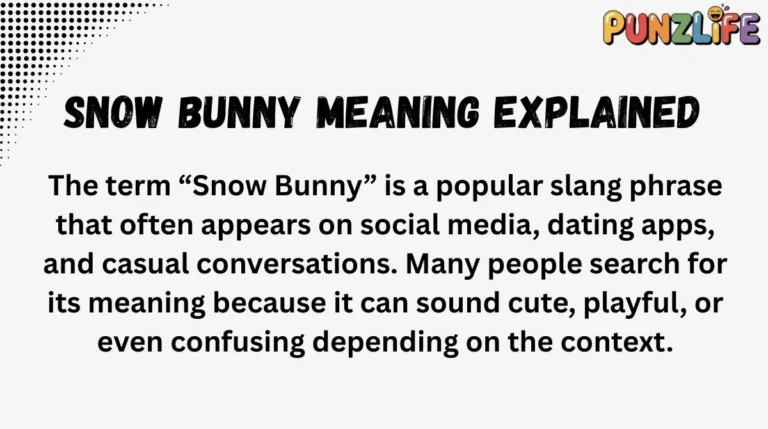 Snow Bunny Meaning Explained