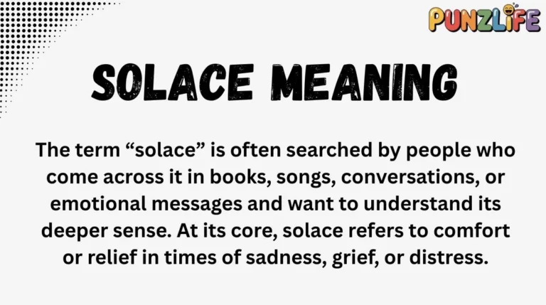 Solace Meaning