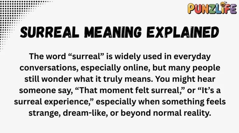Surreal Meaning Explained